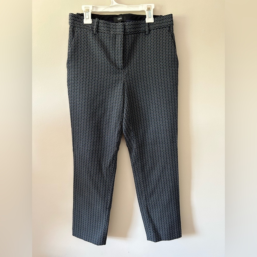 Theory Treeca 2 Slim Crop Pant In Size 4 - image 5